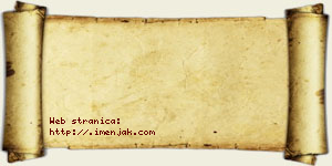 Jovanka Roglić vizit kartica